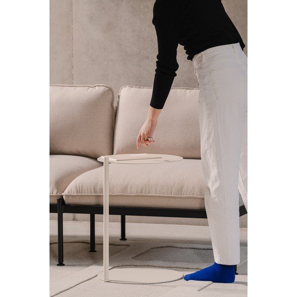 Tavolino rotondo in acciaio 41x40 cm Ande – noo.ma-image-3