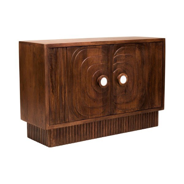 Credenza colore naturale scuro in mango massiccio 40x75x116 cm Sangar – Premier Housewares