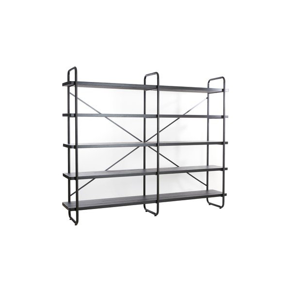 Scaffale nero 244x200 cm Callao - Light & Living-image-1