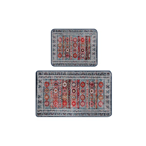 Set di tappetini per il bagno 2 pz 60x100 cm Weref – Foutastic