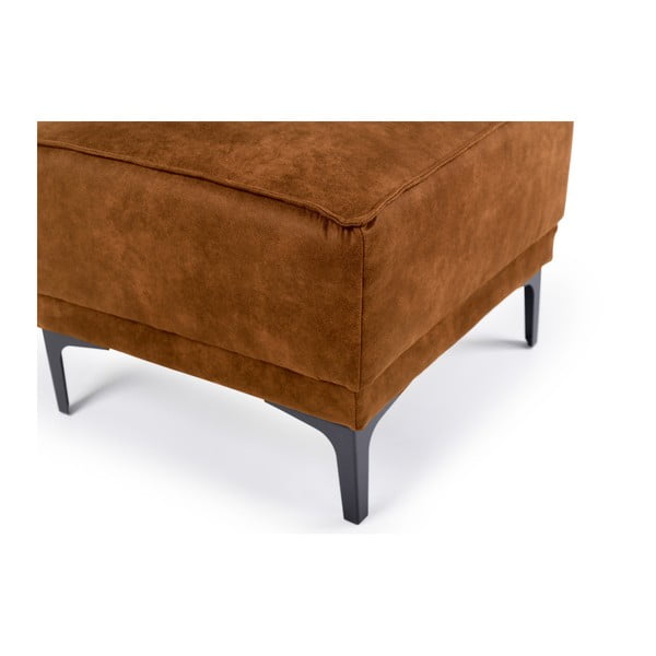 Sgabello in similpelle marrone cognac Copenhagen - Scandic-image-4