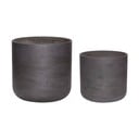 Set di 2 vasi Kello neri - Hübsch