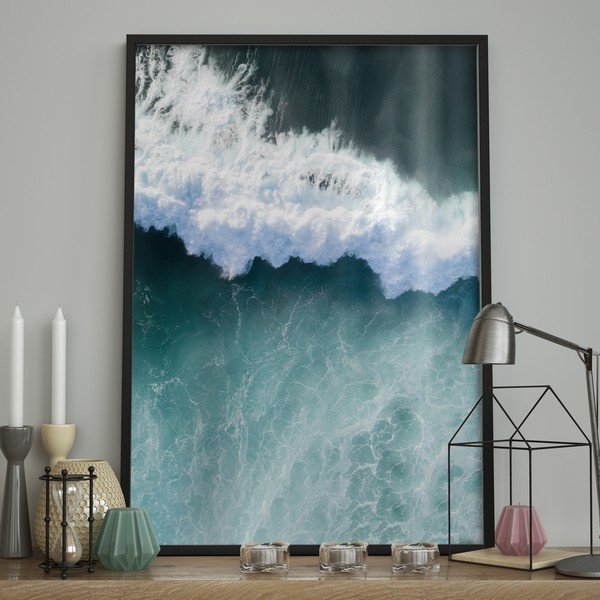 Poster da parete in cornice BILLOW, 70 x 100 cm Billow - DecoKing-image-1