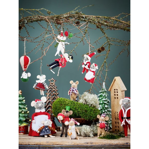 Decorazione per albero di natale in lana ø 7 cm Peo – Bloomingville-image-2