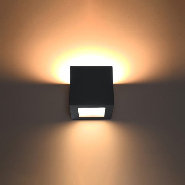 Lampada da parete nera Leo - Sollux-image-1