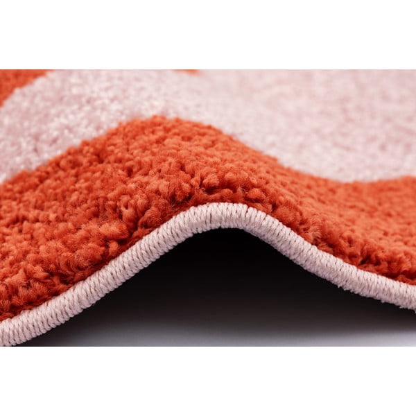 Tappeto per bambini rosso e rosa 80x150 cm Hugsy Coral – FD-image-2