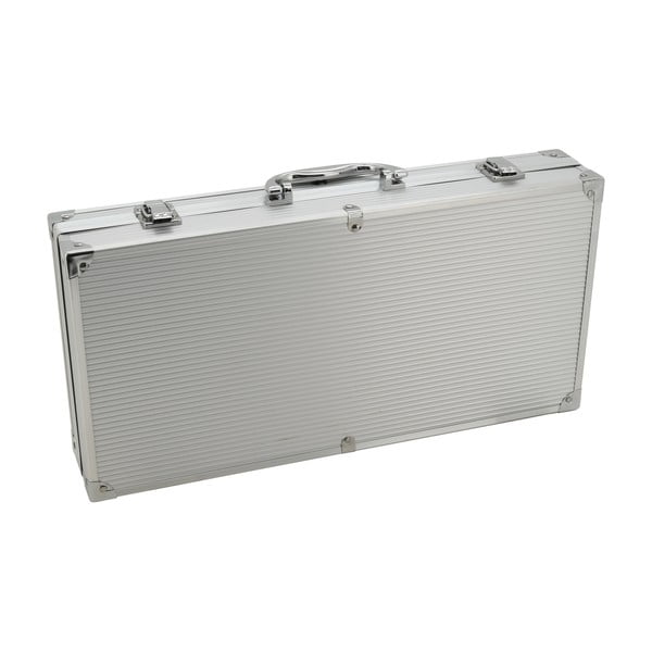 Set di 11 utensili per grigliate in custodia Alu Grey Line - Cattara-image-4