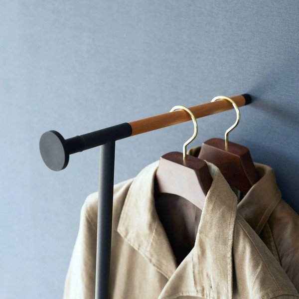 Attaccapanni da parete nero in metallo 38,5 cm Tower – YAMAZAKI-image-3