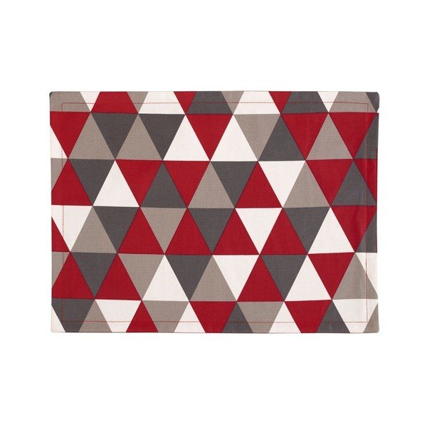 Červené ouboustranné prostírání ZicZac Shape