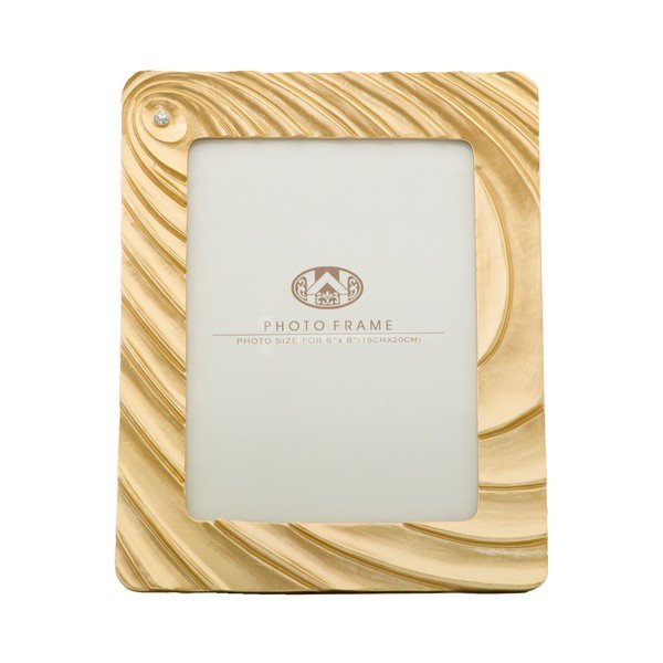 Portafoto a spirale Mauro Ferretti in oro, 21 x 26 cm - Mauro Ferretti-image-2