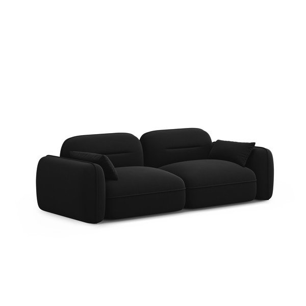 Divano in velluto nero 230 cm Audrey - Interieurs 86-image-2