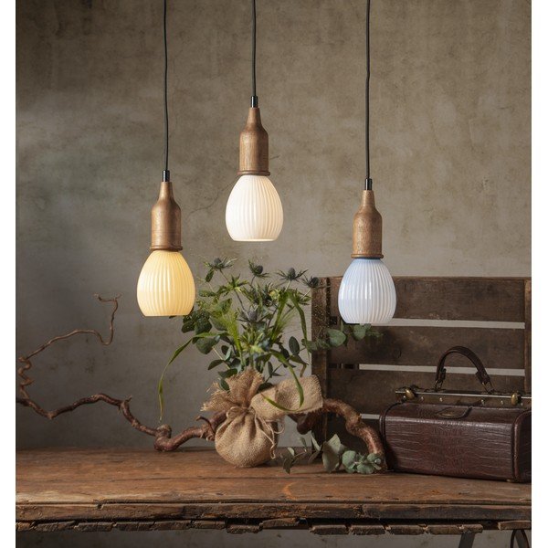 Lampada a sospensione marrone scuro Jojo - Star Trading-image-1