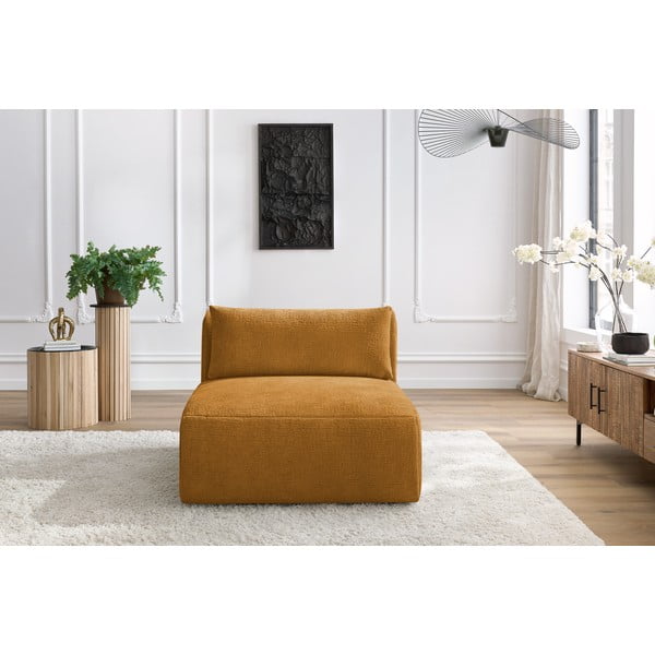 Modulo divano in colore senape Jeanne - Bobochic Paris-image-1