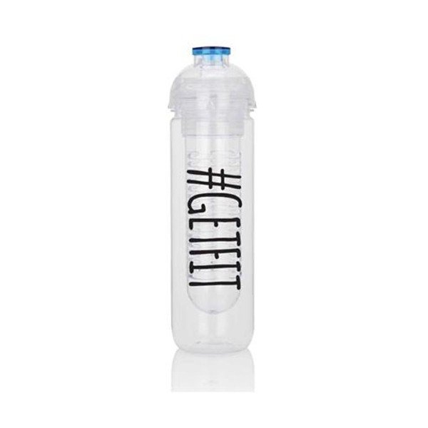 Motivační lahev se sítkem na ovoce XD Design Get fit, 500 ml