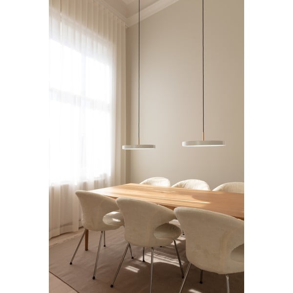 Apparecchio a sospensione dimmerabile LED crema con paralume in metallo ø 43 cm Asteria Plus Medium - UMAGE-image-2