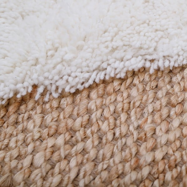 Tappeto marrone in iuta tessuto a mano 110x170 cm Elton – Nattiot-image-2