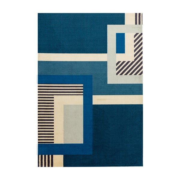 Tappeto blu Riley Gerro, 200 x 290 cm - Asiatic Carpets