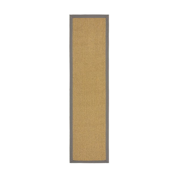 Tappeto da interno e esterno grigio e marrone chiaro 60x230 cm Sisal Look – Flair Rugs