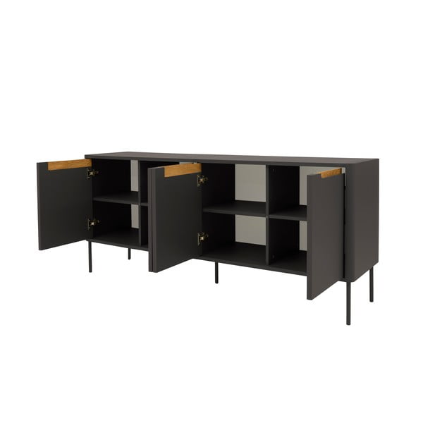 Cassettiera nera , 173 x 76 cm Switch - Tenzo-image-4