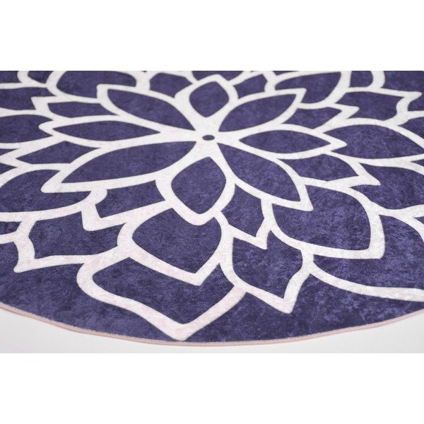Tappeto con Lorda, ⌀ 100 cm Mavi - Vitaus-image-1