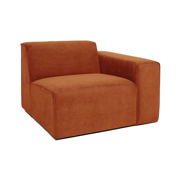 Modulo divano in velluto a coste arancione (angolo destro) Sting - Scandic-image-2