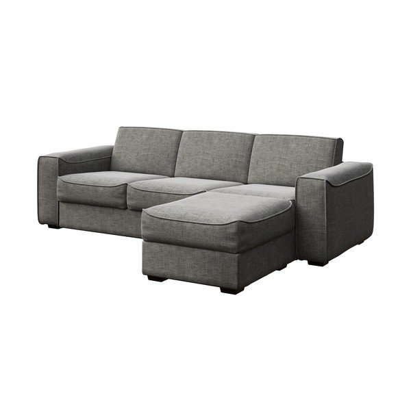 Divano letto Mesonica grigio, angolo destro, 308 cm Munro - MESONICA-image-2