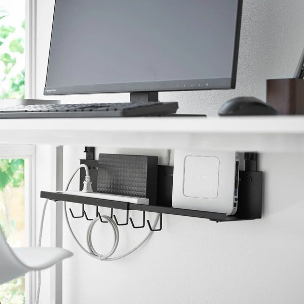 Organizer nero in metallo per cavi Smart – YAMAZAKI-image-4