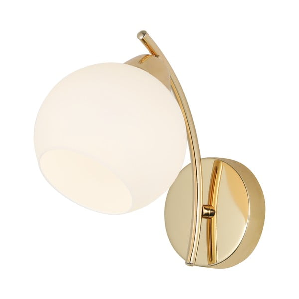 Lampada da parete bianca/dorata Amos – Candellux Lighting-image-1