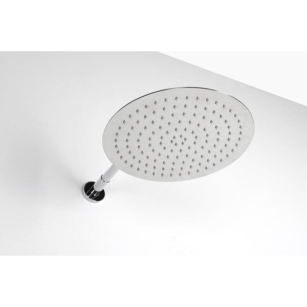 Parte in ottone per attacco doccia in argento lucido ø 6 cm - Sapho-image-2