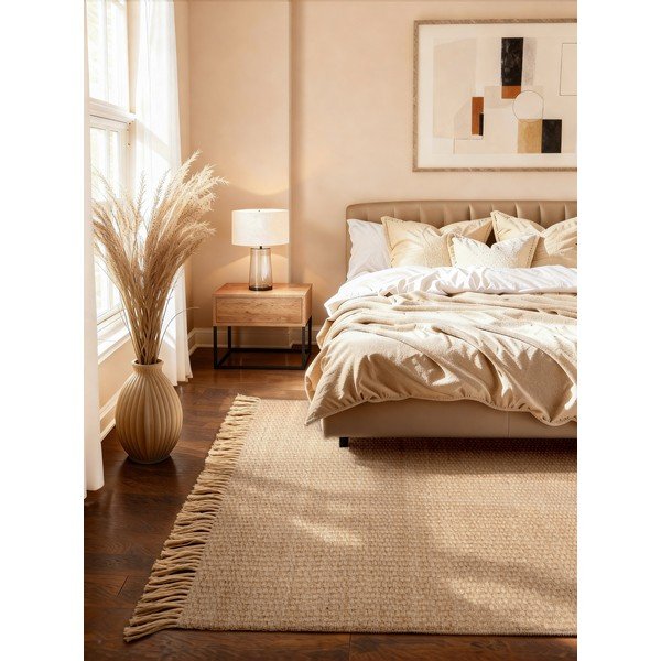Tappeto di colore naturale in iuta reversibile/tessuto a mano 120x170 cm Fjord – Hanse Home-image-1