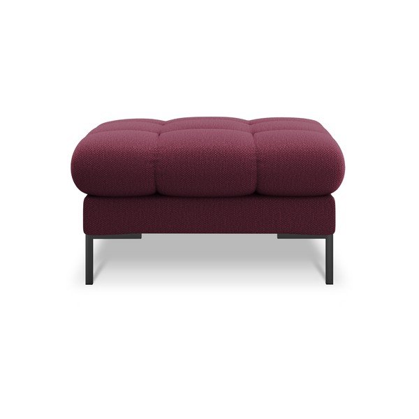 Poggiapiedi rosso scuro , 60 cm Bali - Cosmopolitan Design