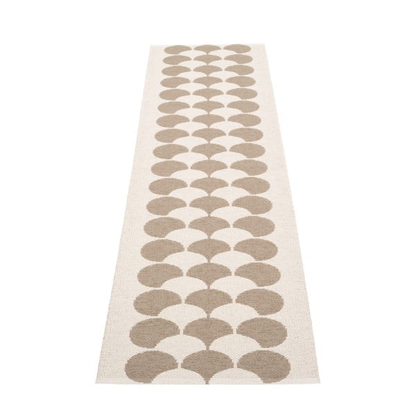 Passatoia da interno/esterno beige/color crema 70x250 cm Poppy Potato – Pappelina-image-2
