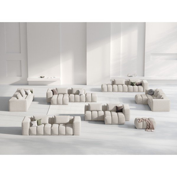 Divano angolare beige (con penisola a destra/con chaise lounge) Verona – Cosmopolitan Design-image-1