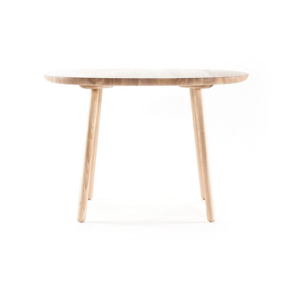 Tavolo da pranzo in legno massiccio naturale , ⌀ 110 cm Naïve - EMKO-image-2