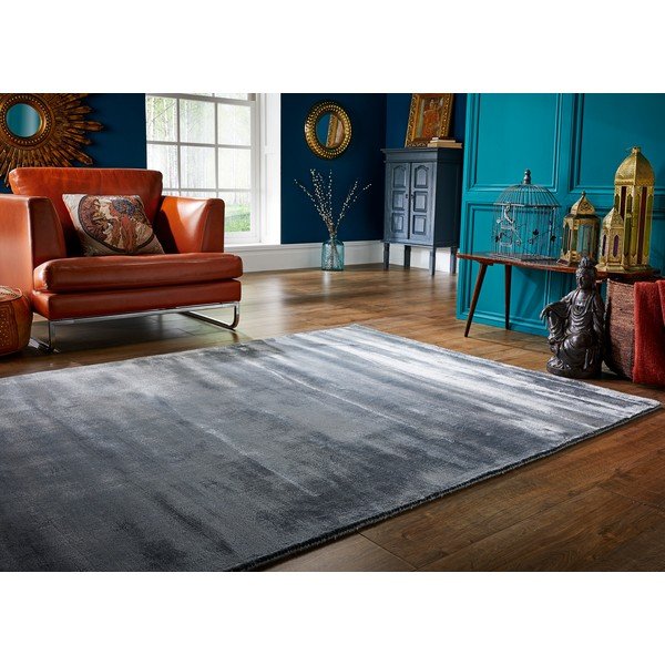 Tappeto grigio tessuto a mano Cairo, 120 x 170 cm - Flair Rugs-image-1
