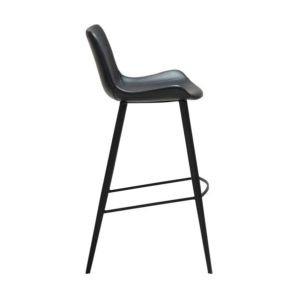Sgabello da bar nero (altezza della seduta 74,5 cm) Hype – DAN-FORM Denmark-image-2