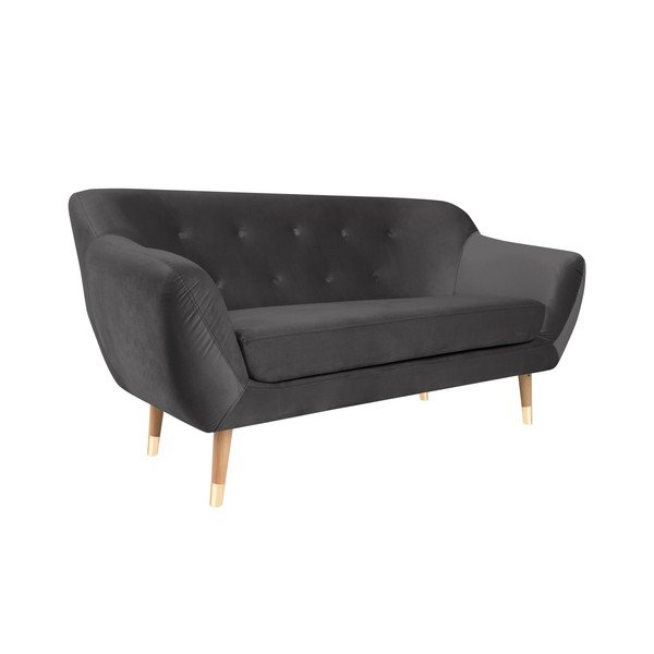 Divano a due posti grigio Amelie - Mazzini Sofas-image-3