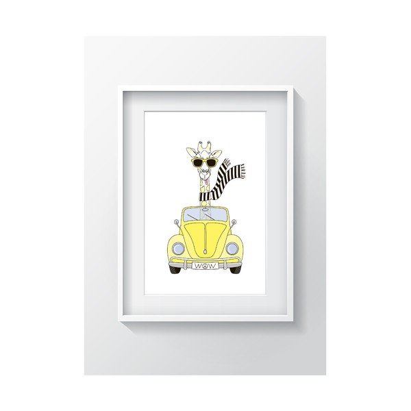 Immagine Giraffa pazza, 24 x 29 cm - Tablo Center