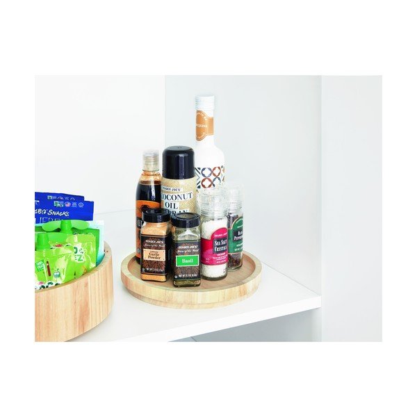 Organizzatore in legno girevole per spezie Roundabout - iDesign/The Home Edit-image-1