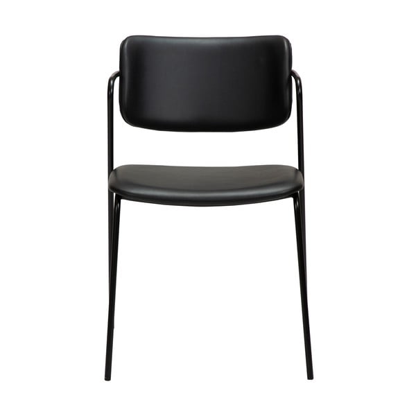 Sedia in similpelle nera Zed - DAN-FORM Denmark-image-3