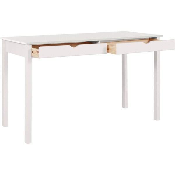 Tavolo da lavoro in legno di pino bianco, lunghezza 140 cm Gava - Støraa-image-2