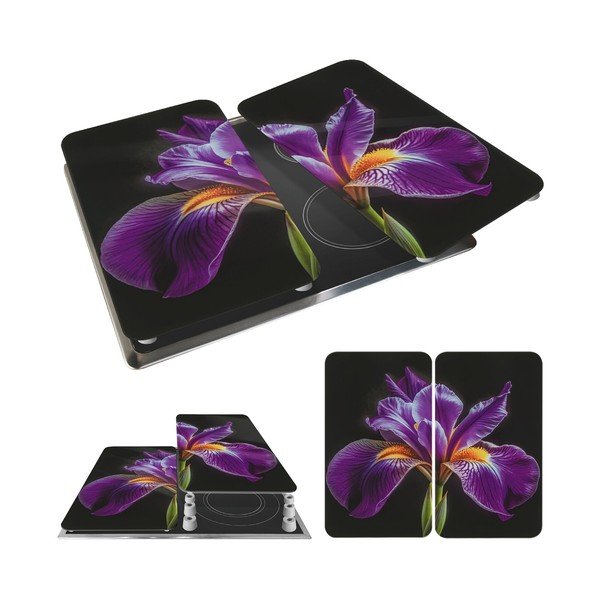 Set di copri fornelli in vetro temperato 2 pz 52x30 cm Abdeckplatte  – Wenko-image-3