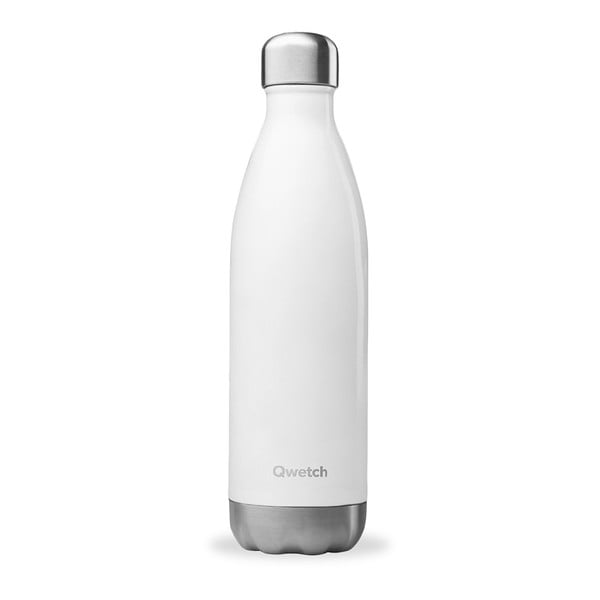 Bottiglia da viaggio in acciaio inox bianco 750 ml Originals - Qwetch