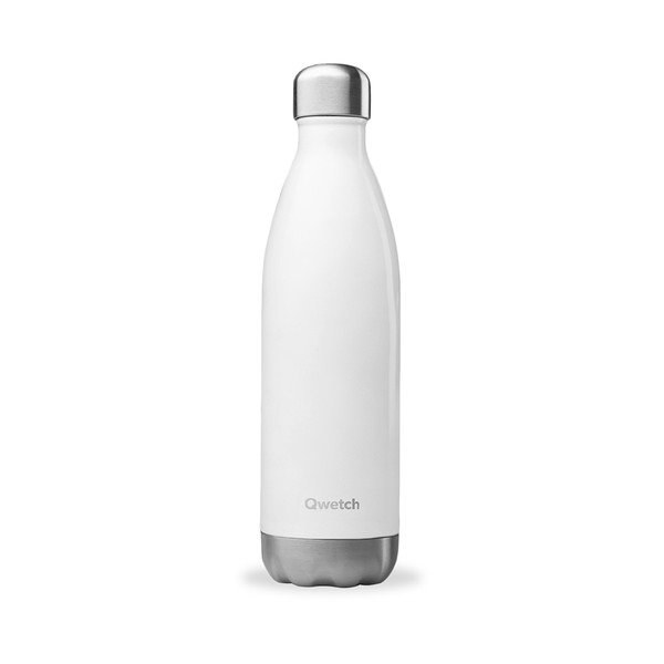 Bottiglia da viaggio in acciaio inox bianco 750 ml Originals - Qwetch