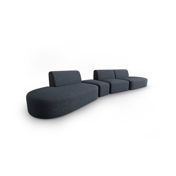 Divano blu scuro 412 cm Shane - Micadoni Home-image-1