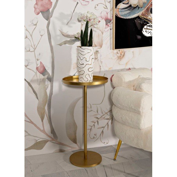 Tavolino rotondo in metallo ø 51 cm Doha – Mauro Ferretti-image-1