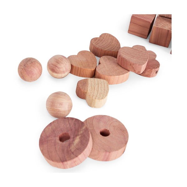 Set di 34 accessori per armadi in legno di cedro Cedar - Compactor-image-2