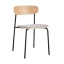 Sedie da pranzo in set nere/grigio tortora 2 pz Adriana – Marckeric