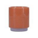 Tazzina arancione/viola in gres 270 ml Duo – ONA