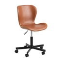 Sedia da ufficio marrone cognac Batilda - Actona